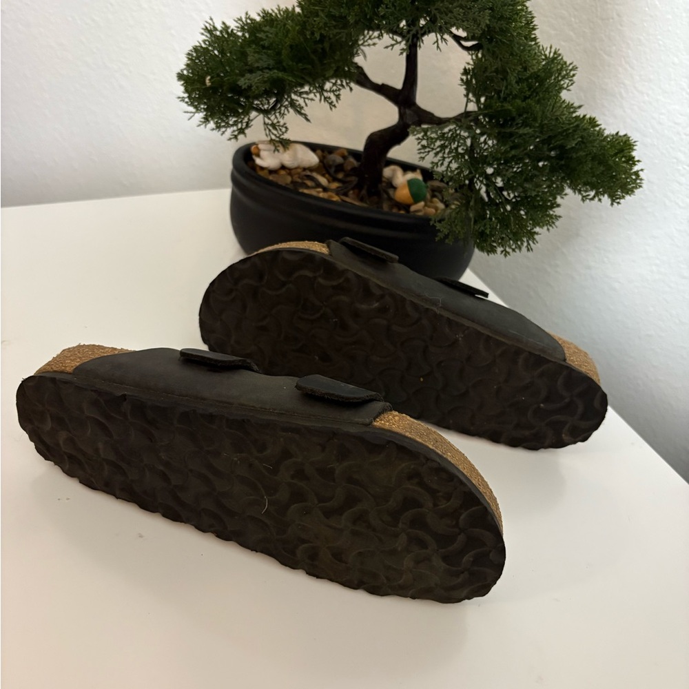 Birkenstock Dark Gray Double-Strap Sandals - Picture 3 of 6